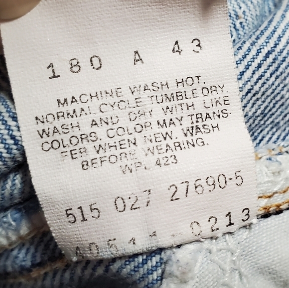 VINTAGE 80s Levi's 405 Orange Tab Light Stone Wash High Rise Straight Leg Jean 4 - Picture 14 of 14